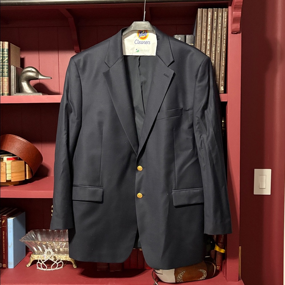 Ralph Lauren Navy Suit with Gold Buttons